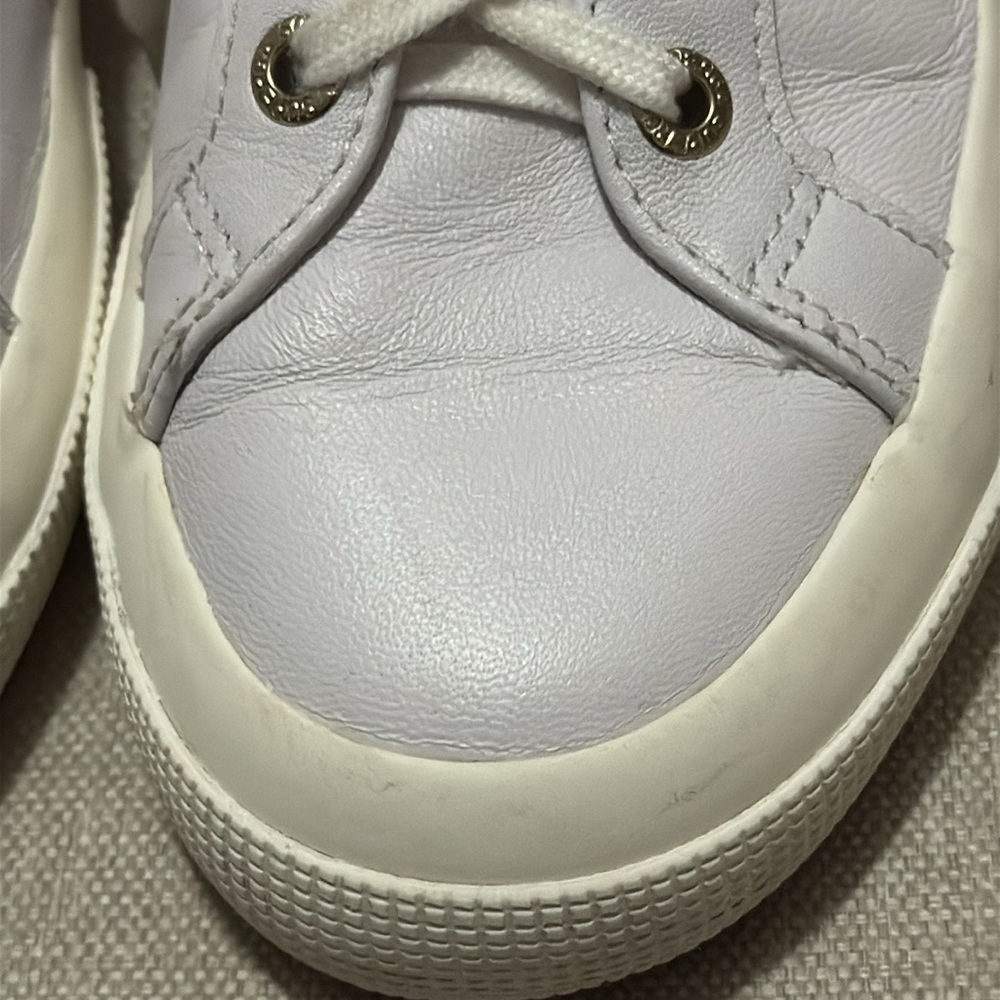 Superga All Leather 2750 Cantu Sneakers-Sz Euro Sz 35-Ice White-EUC - Picture 5 of 16